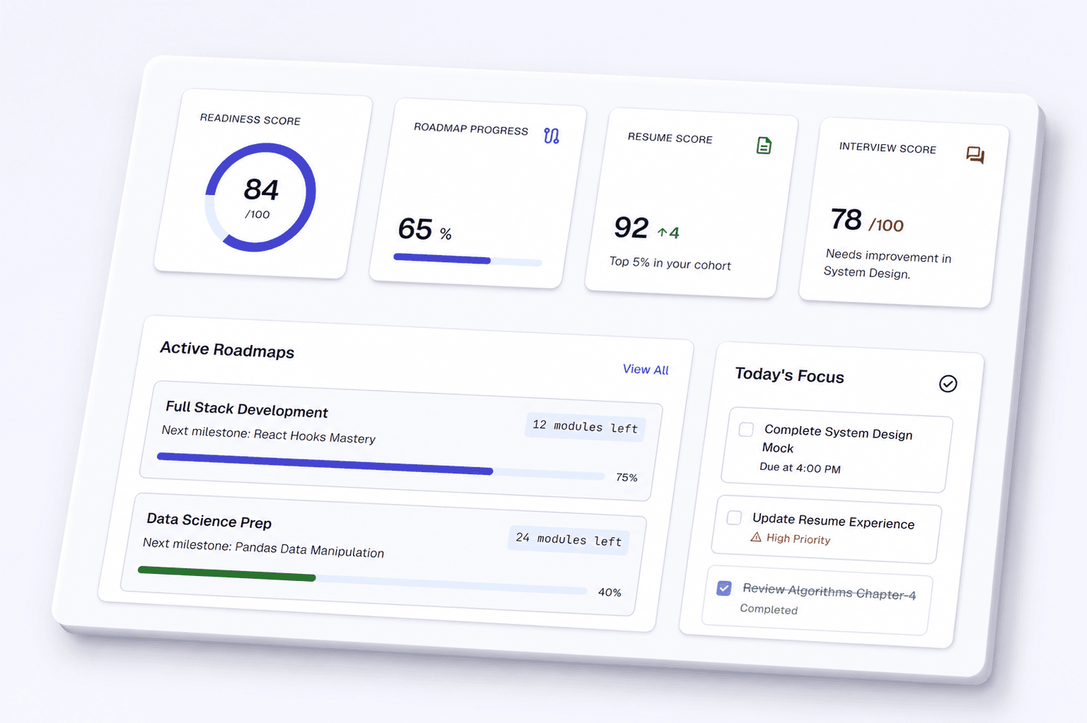 Skilect Dashboard Preview